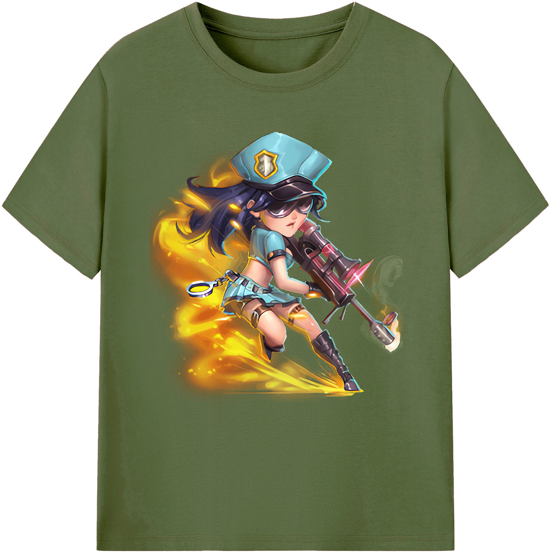 リーグ・オブ・レジェンド League of Legends LOL 綿100％半袖Tシャツ（フロントプリント）